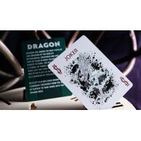 Cartes à Bicycle Dragon vert