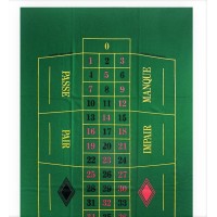 Tapis Roulette Français - Simple Zéro