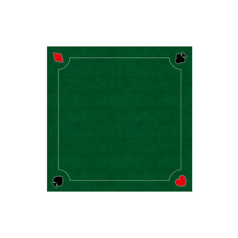 Tapis de Cartes Prestige Multi-jeux Vert 60cm