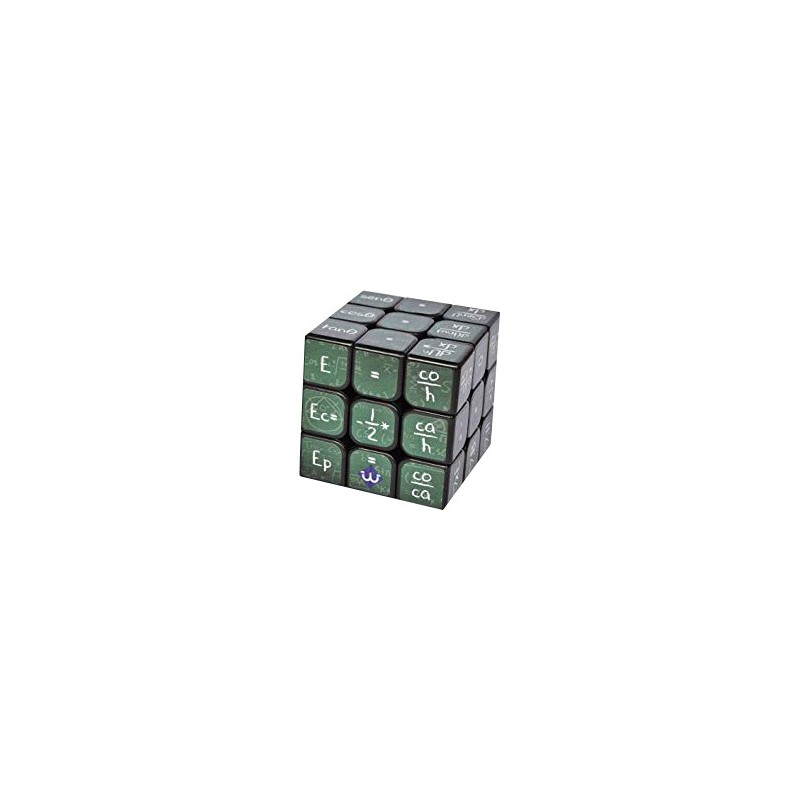 Cube 3x3 Formules de Mathématiques et de Physique - Green Cube 3x3 Formules de Mathématiques et de Physique - Green