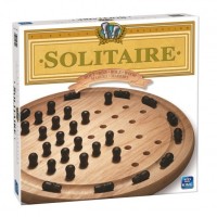 Solitaire Bois Naturel à Picots - 30cm