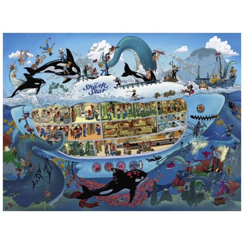 Puzzle 1500 pièces - Submarine Fun Puzzle 1500 pièces - Submarine Fun