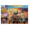 Puzzle 1000 pièces - Notre Dame (Collage)