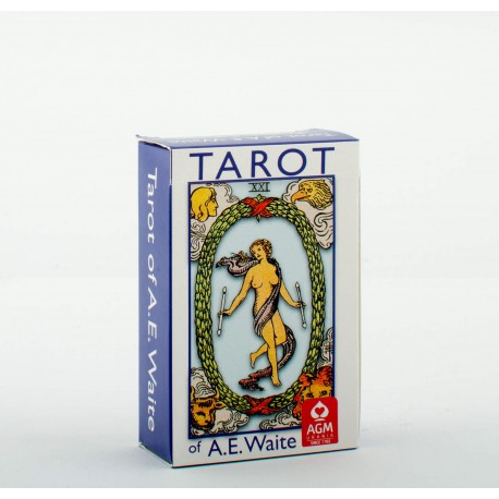 Tarot divinatoire A.E. Waite Pocket Blue TBX (Rider) (anglais)