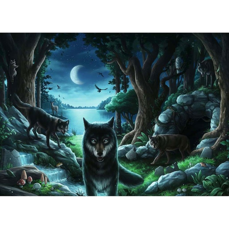 Puzzle 759 pièces - Escape: La meute de loups