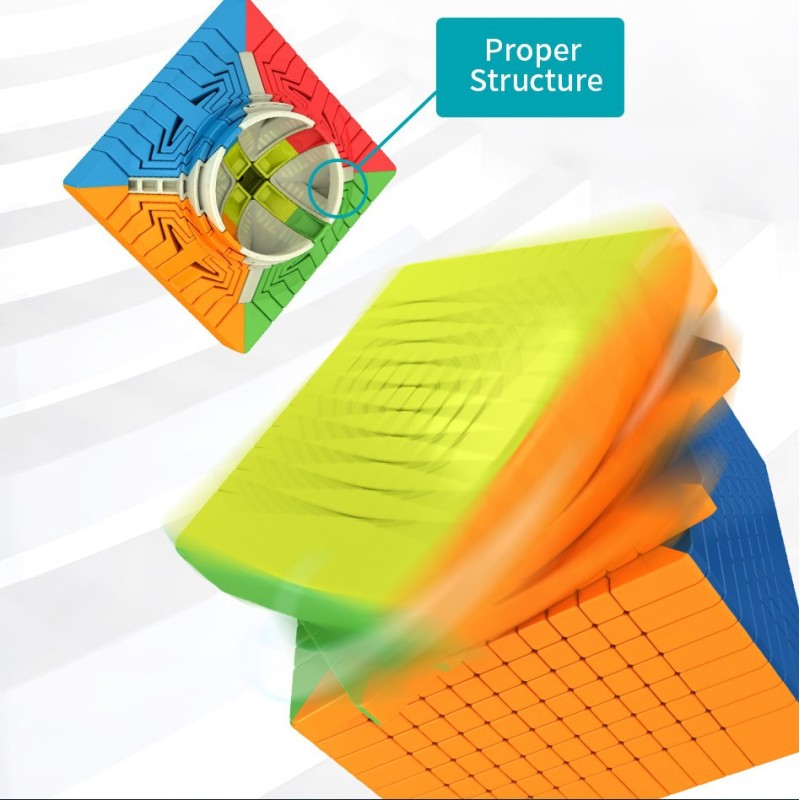 Cube 11x11 Stickerless - Moyu Meilong Cube 11x11 Stickerless - Moyu Meilong