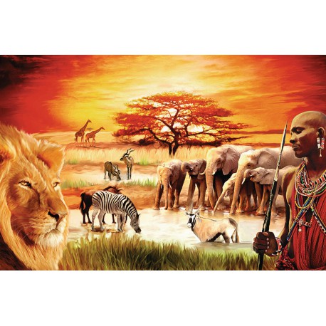 Puzzle 3000 pièces - La Fierté du Massai