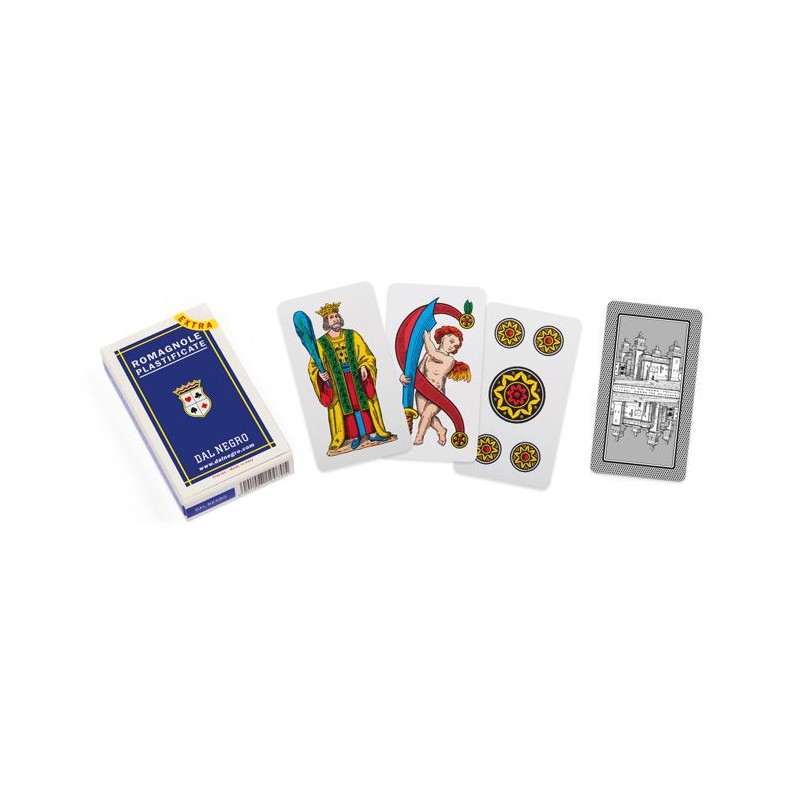 Cartes à jouer italiennes Romagnole 100% plastique Cartes à jouer italiennes Romagnole 100% plastique