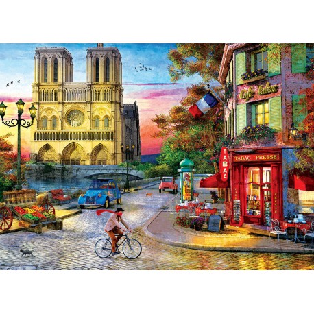 Puzzle 1000 pièces - Notre Dame Sunset