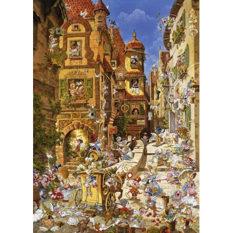 Puzzle 1000 pièces - Romantic Town By Day