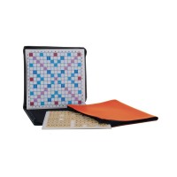 Scrabble Magnétique Duplicate Cuir Rouge