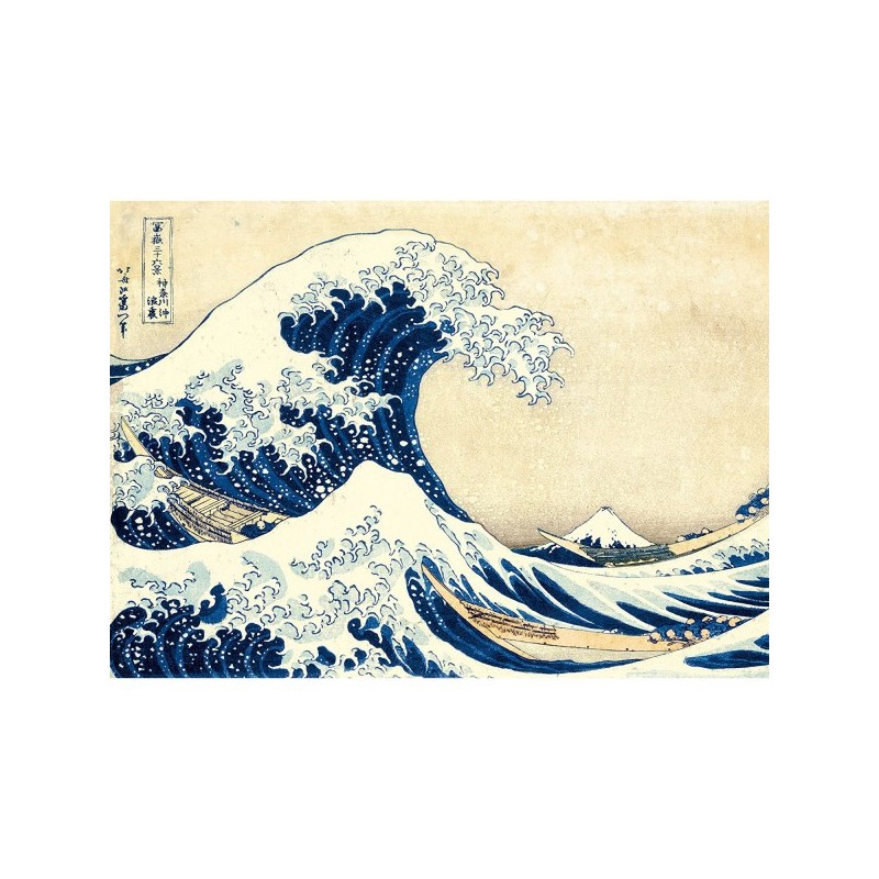 Puzzle 1500 pièces Hokusai - La Grande Vague de Kanagawa