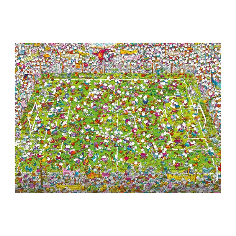 Puzzle 1000 pièces - The Match de Mordillo Puzzle 1000 pièces - The Match de Mordillo