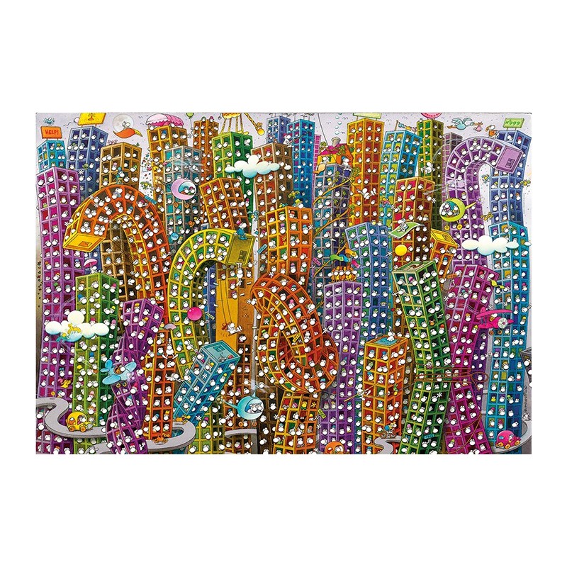 Puzzle 2000 pièces - The Jungle de Mordillo Puzzle 2000 pièces - The Jungle de Mordillo