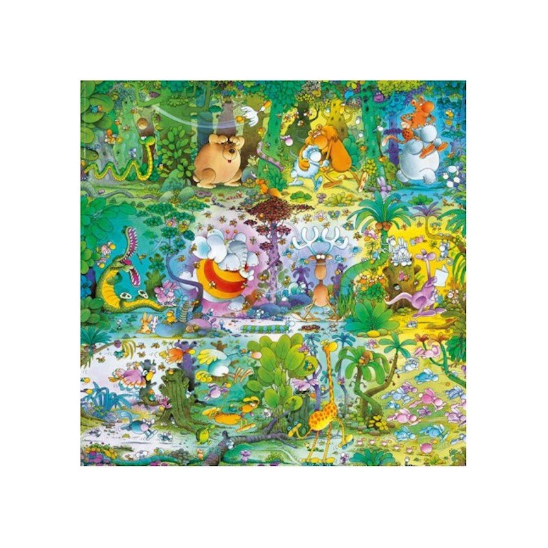 Puzzle 1000 pièces - Wildlife de Mordillo Puzzle 1000 pièces - Wildlife de Mordillo