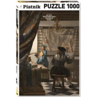 Puzzle 1000 pièces - Atelier de l'artiste de Vermeer