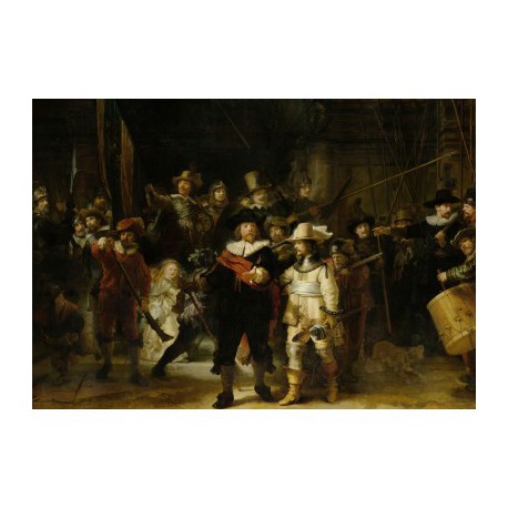 Puzzle 1000 pièces - Rembrandt : La Ronde de Nuit