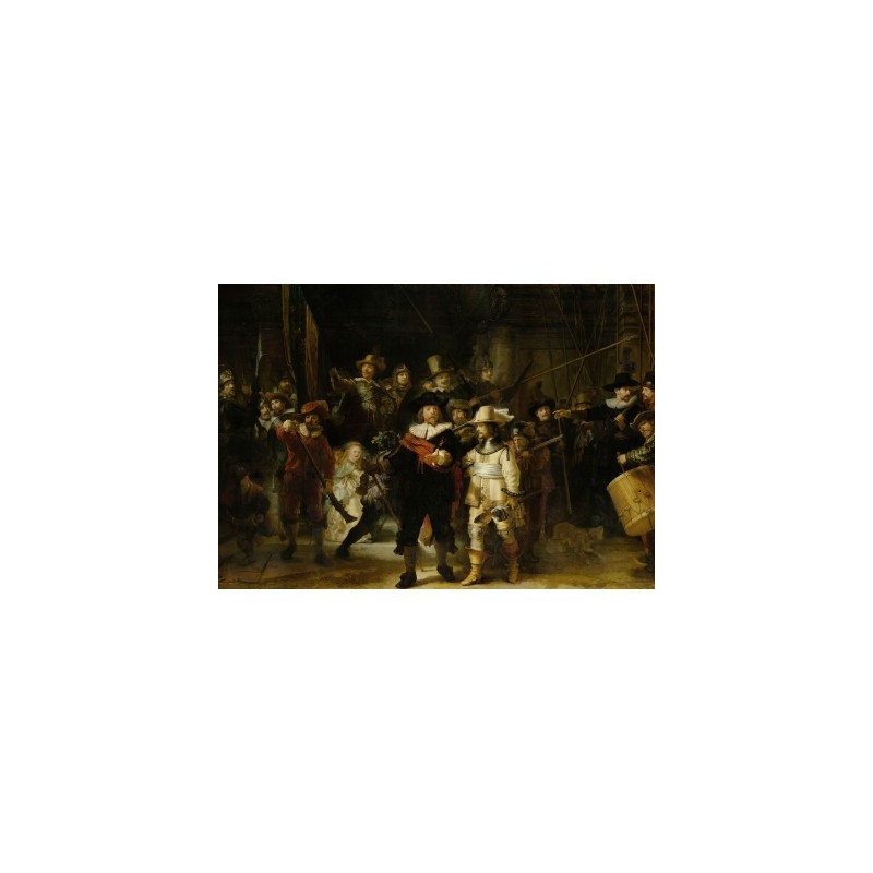 Puzzle 1000 pièces - Rembrandt : La Ronde de Nuit Puzzle 1000 pièces - Rembrandt : La Ronde de Nuit