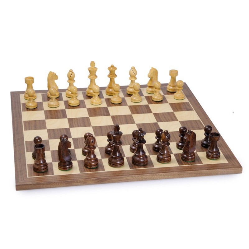 Jeu d'Echecs Sheesham Classique Taille 5 - Ensemble Complet