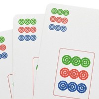 Jeu de Cartes Mah-Jong 100% Plastique