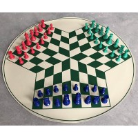 Pièces d'Echecs à 3 Joueurs - Yalta