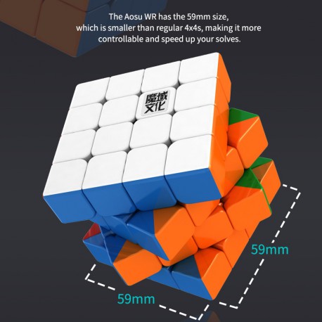 Cube 4x4 Aosu WR M - Magnétique Stickerless Moyu