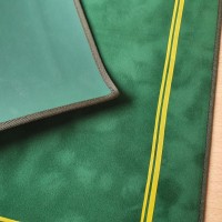 Tapis de cartes deluxe Suédine 70x50cm Vert Galoné