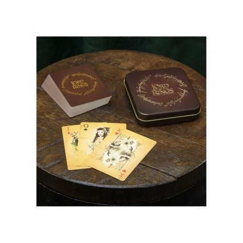 Cartes à jouer Seigneur des Anneaux - Coffret Metal