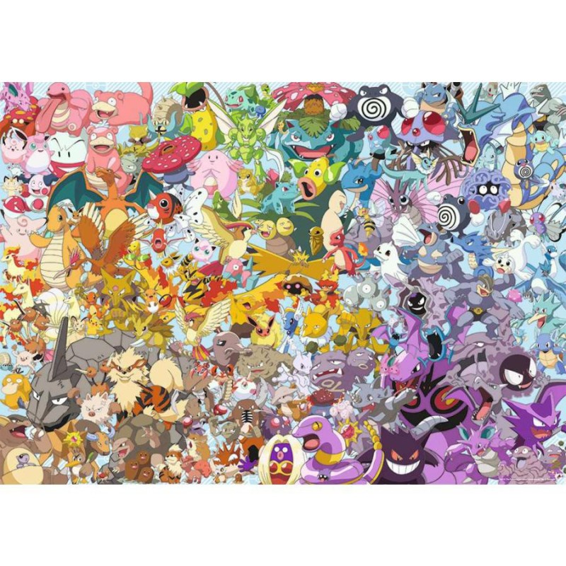 Puzzle 1000 pièces Pokémon - Challenge Puzzle 1000 pièces Pokémon - Challenge