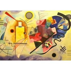 Puzzle 1000 pièces - Jaune, Rouge et Bleu - Kandinsky