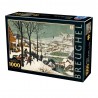 Puzzle 1000 pièces - Chasseurs dans la Neige - Brueghel