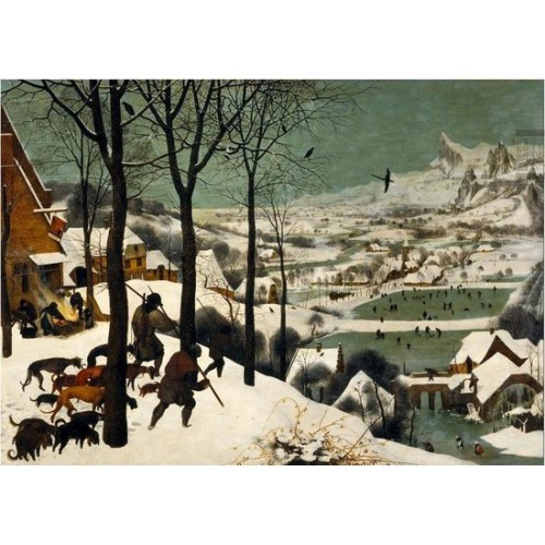 Puzzle 1000 pièces - Chasseurs dans la Neige - Brueghel