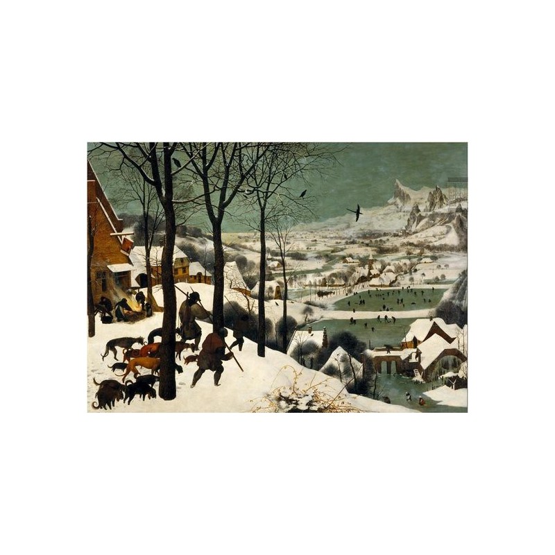 Puzzle 1000 pièces - Chasseurs dans la Neige - Brueghel Puzzle 1000 pièces - Chasseurs dans la Neige - Brueghel