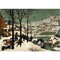 Puzzle 1000 pièces - Chasseurs dans la Neige - Brueghel