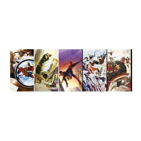 Puzzle 1000 pièces - Marvel 80th Anniversary Characters - Panorama