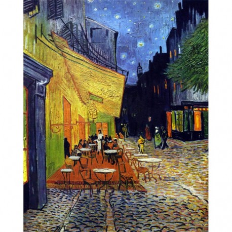 Puzzle 250 pièces - Café le soir de Van Gogh