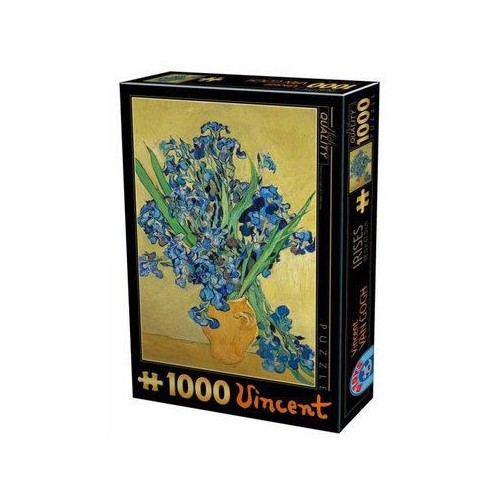 Puzzle 1000 pièces - Les Iris en pot, Van Gogh