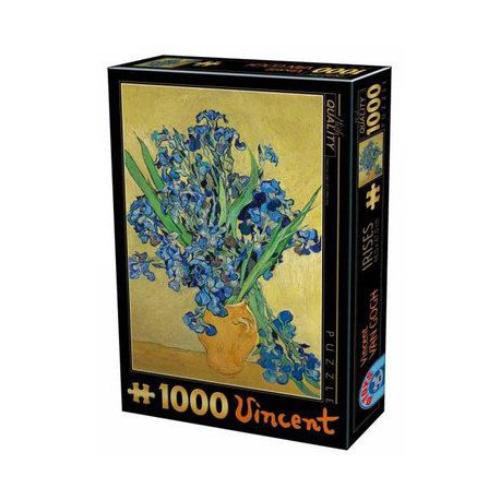 Puzzle 1000 pièces - Les Iris en pot, Van Gogh