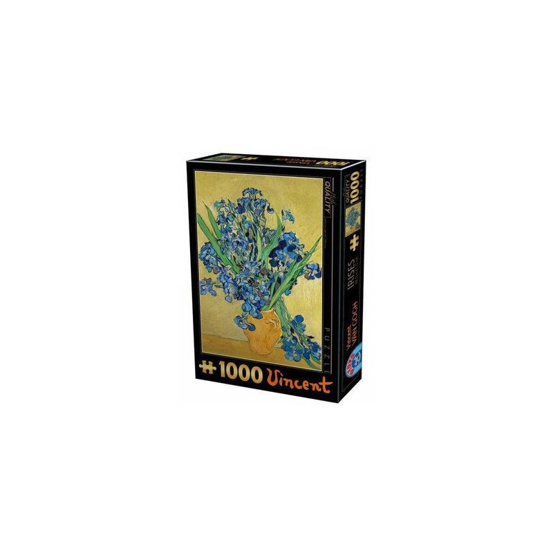 Puzzle 1000 pièces - Les Iris en pot, Van Gogh Puzzle 1000 pièces - Les Iris en pot, Van Gogh