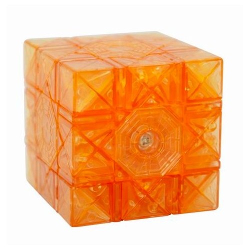 Cube Dayan 6 axis 8 ranks transparent gold