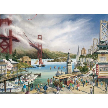 Puzzle 1000 pièces - Spirit of San Francisco de Larry Wilson