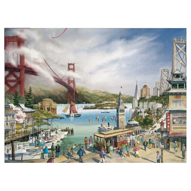 Puzzle 1000 pièces - Spirit of San Francisco de Larry Wilson