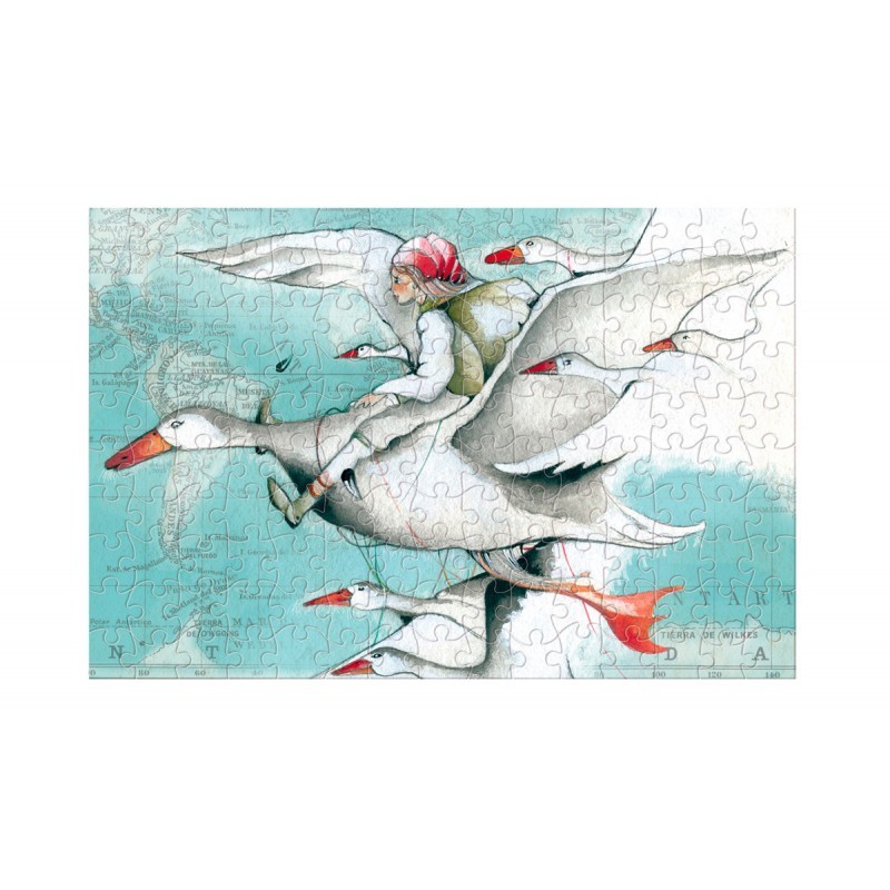 Micro Puzzle 150 pièces - Voyage de Nils Micro Puzzle 150 pièces - Voyage de Nils