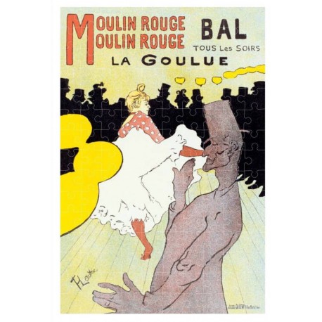 Micro Puzzle 150 pièces - Toulouse Lautrec - Moulin Rouge La Goulue
