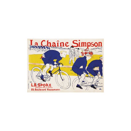 Micro Puzzle 150 pièces - Toulouse Lautrec - La Chaîne Simpsons