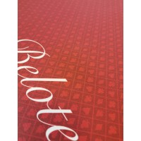 Tapis de Belote Excellence Bordeaux (40 x 60 cm)