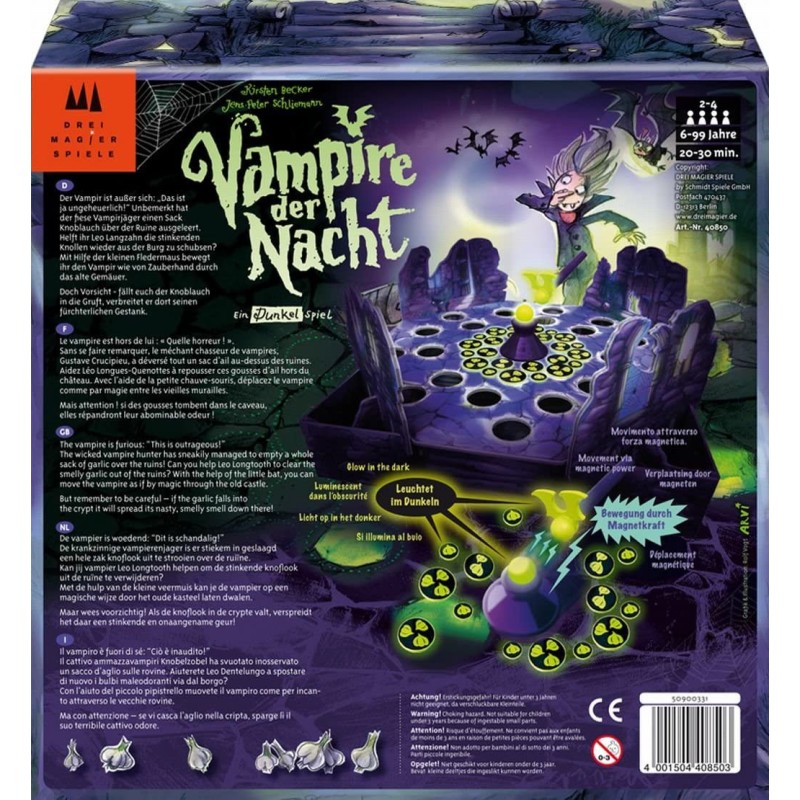 Ravensburger Vampiro Para Una Noche – Juego De Cartas De Deducción Y Estrategia Para 2 A 12 Jugadores, Ideal Para Fiestas Y Noches De Misterio Con Amigos O Familia