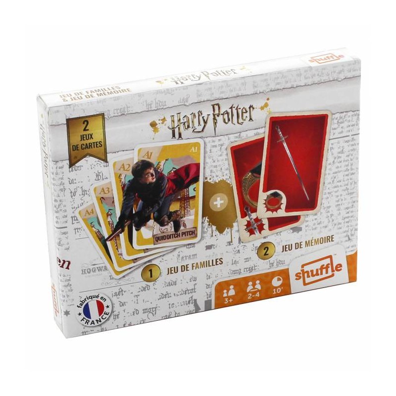 Cartes à jouer Harry Potter - Duo Pack : 7 Familles et Memory