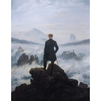 Puzzle 80 pièces - Le Promeneur de Friedrich