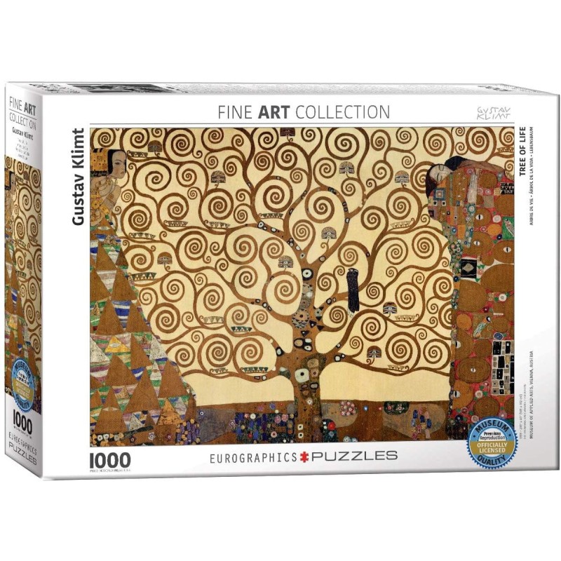 Rompecabezas de 1000 piezas El beso de Gustav Klimt de Eurographics